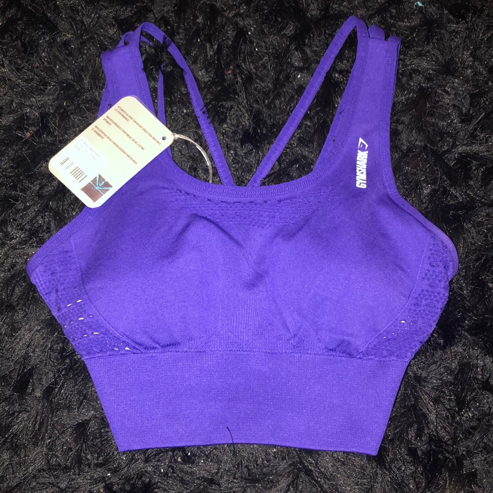 Energy seamless cropped top/sports bra